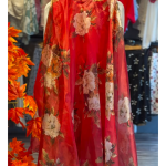 Georgette Top &amp; Organza Skirt Elegance Set